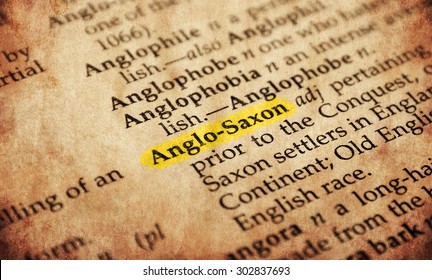 Anglo-Catholicism Word In Old Textured Dictionary