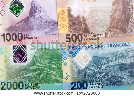 Angolan money - Kwanza a new series of banknotes