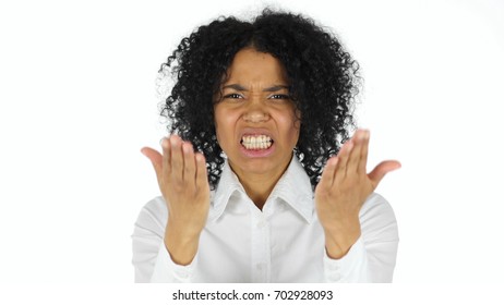 Angry Black Woman Yelling Stock Photo 702928093 | Shutterstock