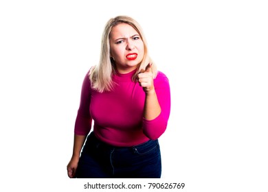 pink jumper plus size