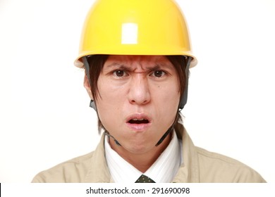 Angry Construction Worker  