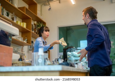 Angry Customer Complaining About Barista In Coffee Shop