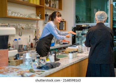 Angry Customer Complaining About Barista In Coffee Shop