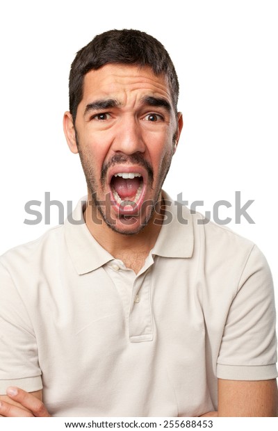 Angry Guy Shouting Stock Photo 255688453 | Shutterstock