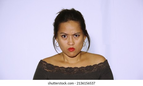 An Angry Irate Asian Woman