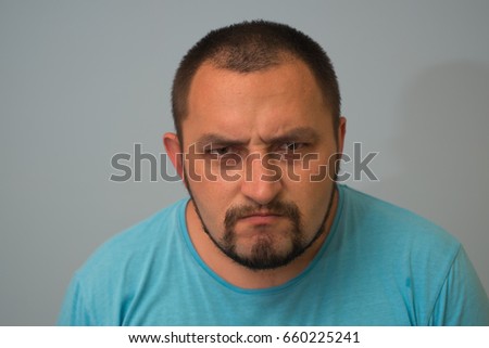 Angry man