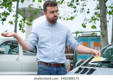 Angry Man Finds Parking Ticket After Parking Time Limit Expired