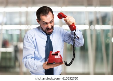 phone down lines angry shutterstock these