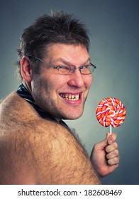 Angry Man With Lollypop