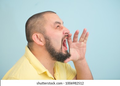 Angry Man Screaming