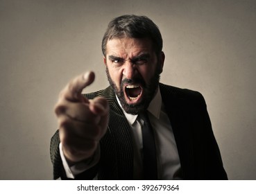 Angry Man Shouting