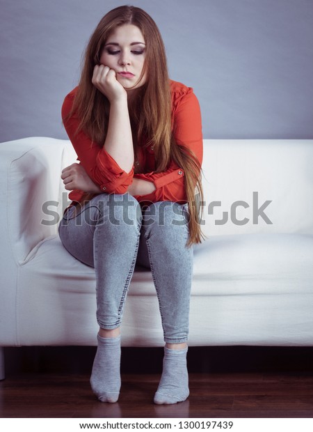 Angry Pissed Off Young Woman Attractive Stock Photo 1300197439 ...