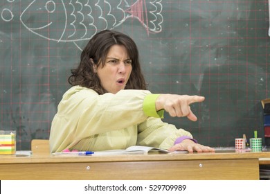 Angry teacher Images, Stock Photos & Vectors | Shutterstock
