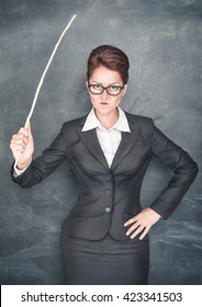 Angry Teacher Wooden Stick Stock Photo 148819124 | Shutterstock