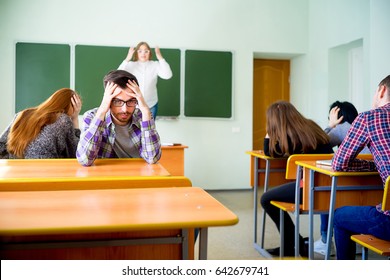 Angry Teacher Yelling Stock Photo 642679741 | Shutterstock