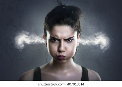 Angry Woman - Shutterstock ID 407013514