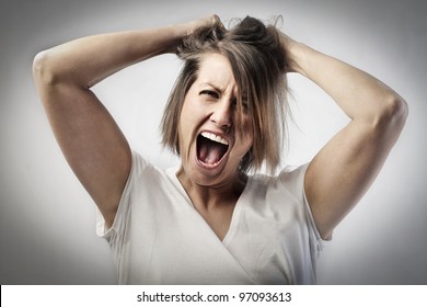 Tearing Hair Out High Res Stock Images Shutterstock