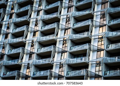 Angular Balcony Facade