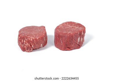angus  black tenderloin in high res. image and isolated in white - Shutterstock ID 2222634455