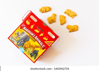 Animal Crackers On White Background - June 10, 2019