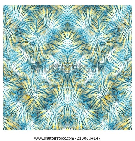 animal print with snake and tiger pattern , geometric seamless design