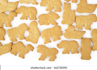 Animal Shaped Cracker Background Stock Photo (Edit Now) 193817942