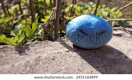 Anime character slime, against a green background, anime 