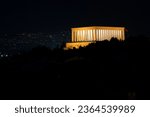 Anitkabir Mausoleum in the Night Lights Photo, Ankara Turkey (Turkiye)
