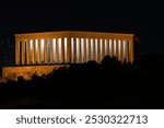 Anitkabir Mausoleum in the Night Lights Photo, Ankara Turkey (Turkiye)