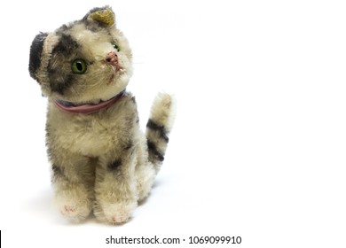 Anitque Tabbly Cat Plush Toy