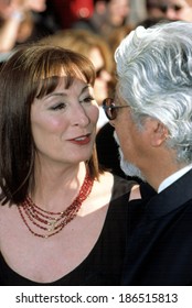 Anjelica Huston With Husband Robert Graham At 8th ANNUAL SAG AWARDS, LA, CA 3/10/2002