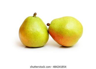 Anjou Pear On A White Background