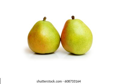 Anjou Pear On A White Background