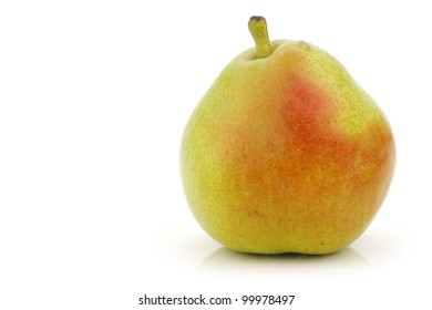 Anjou Pear On A White Background