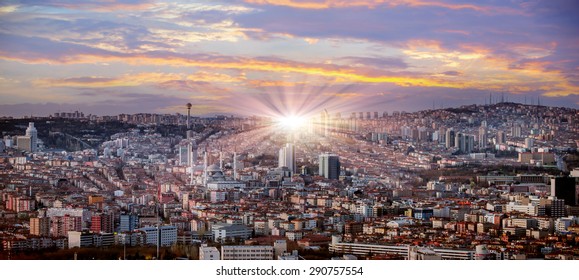 Ankara, Capital City Of Turkey