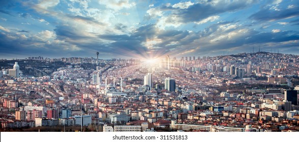 Ankara, Capital City Of Turkey