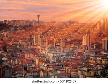 Ankara, Capital City Of Turkey