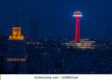 Ankara skyline at night - Ankara, Turkey