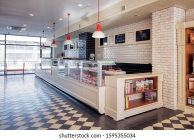 Ankara, Turkey - December, 2016: Interior Of A Modern Boutique Butcher Shop In Ankara, Turkey