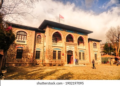 Ankara Turkey  January 24 2020 : Ankara Old Parliament Building  And Ulus