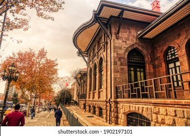 Ankara Turkey  January 24 2020 : Ankara Old Parliament Building  And Ulus