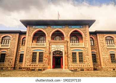 Ankara Turkey  January 24 2020 : Ankara Old Parliament Building  And Ulus