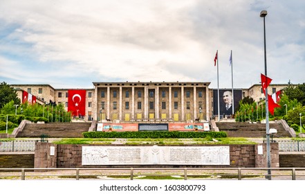 Ankara, Turkey - May 18, 2019: The Grand National Assembly Or Parliament Of Turkey