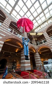 Ankara, Turkey Tuesday, December 21, 2021: Çengelhan Rahmi M. Koç Museum Is Ankara's First Industrial Museum. Çengel Han Is Located In The Historical Caravanserai.
