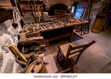 Ankara, Turkey Tuesday, December 21, 2021: Çengelhan Rahmi M. Koç Museum Is Ankara's First Industrial Museum. Çengel Han Is Located In The Historical Caravanserai.
