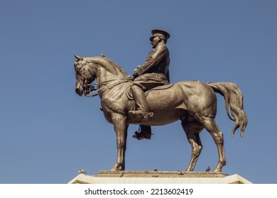 Ankara,Turkey - September 23, 2022; Statue Of Mustafa Kemal AtatÃrk, The Founder Of The Republic Of Turkey, On A Horse.Statue Of The Capital.