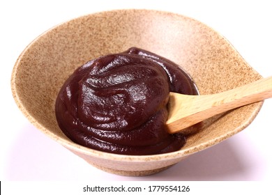 Anko (red Bean Paste) In A Small Bowl