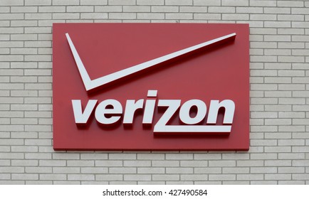 ANN ARBOR, MI - JANUARY 30: Verizon, whose south Ann Arbor store logo is shown on January 30, 2016, has over 2,300 locations. 