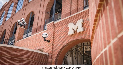 Ann Arbor, MI - May 27, 2022: University Of Michigan College Campus Building Exterior