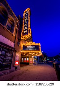 Ann Arbor/Michigan - July 2016: Michigan Theatre, Built In 1928. An Iconic Theatre Of Ann Arbor. It's The Current Home Of Ann Arbor Film Festival And Ann Arbor Symphony. 